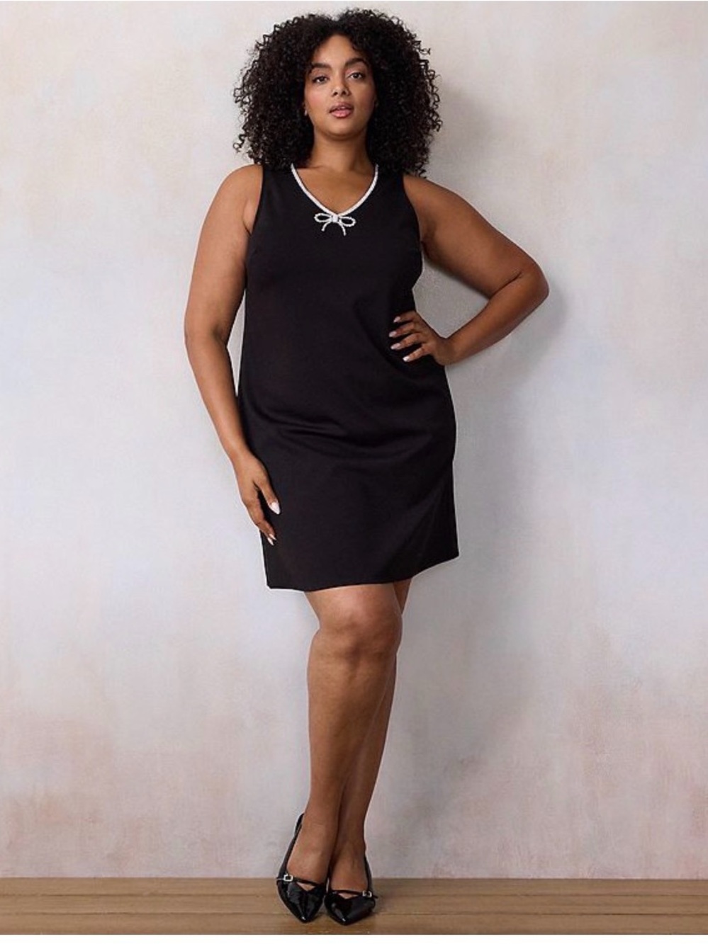 LC LAUREN CONRAD | Plus Size Rhinestone Shift Dress